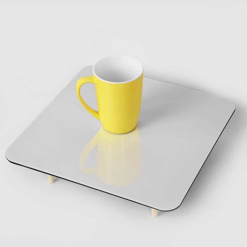 KINJOEK 2 PCS 30x30cm 12 x 12 Inch Acrylic White Reflective Display Table Riser for Professional Product Photography, Tabletop Background Photo Boards for Product Table Top Photography Shooting - Image 2